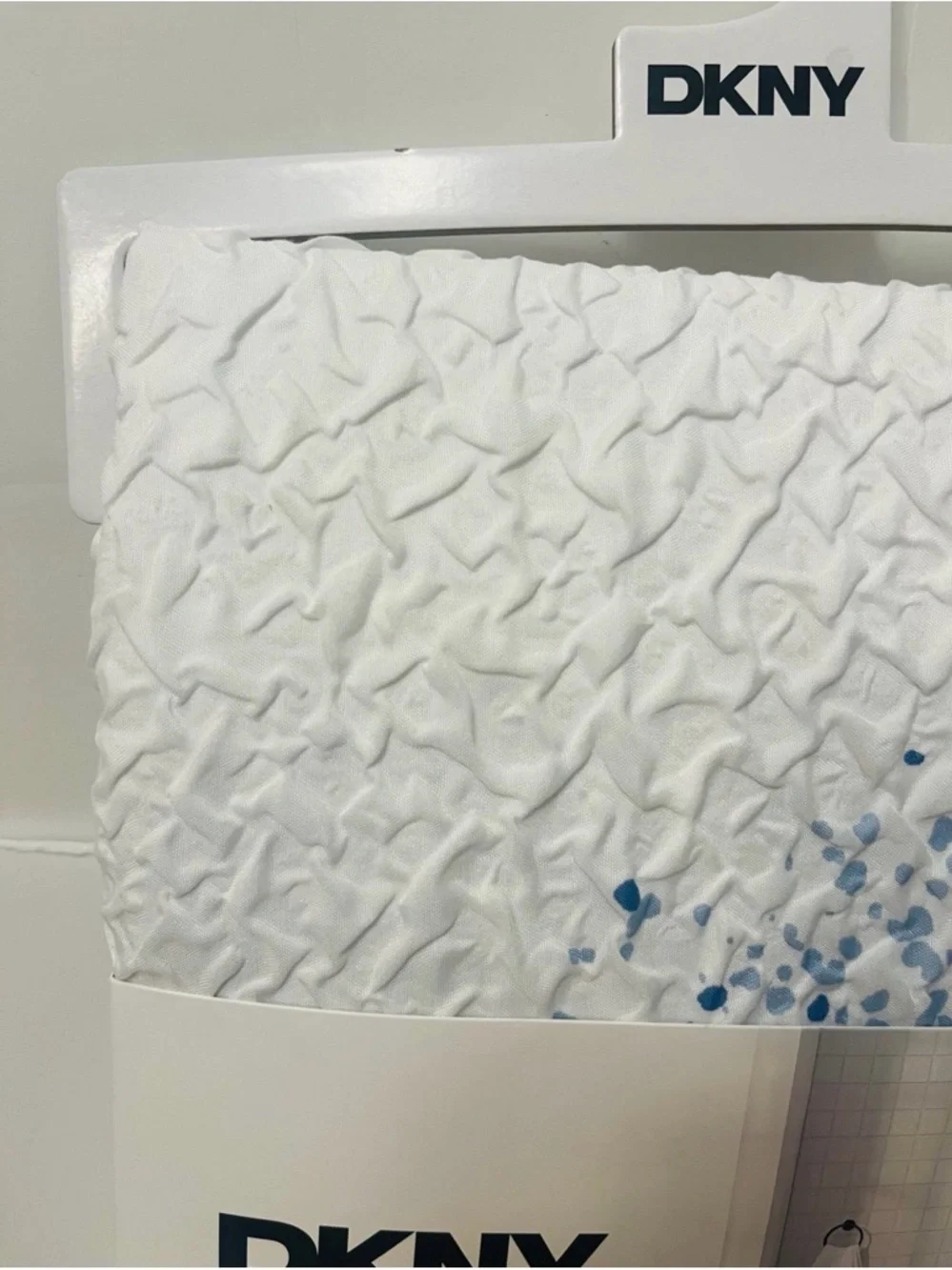 DKNY Splatterburst Microsculpt Shower Curtain 72